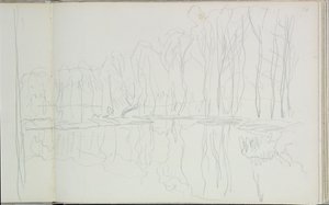 Peupliers sur la rivière Epte - Claude Monet